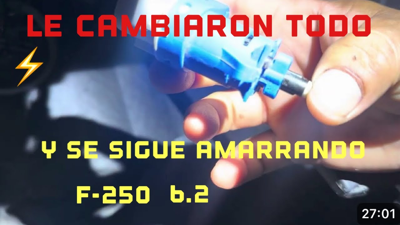 2012 Ford f250 6.2⚡️código p0504 BRAKE pedal posición Swich⚡️le pusieron barias partes y no quedó⚡️😬