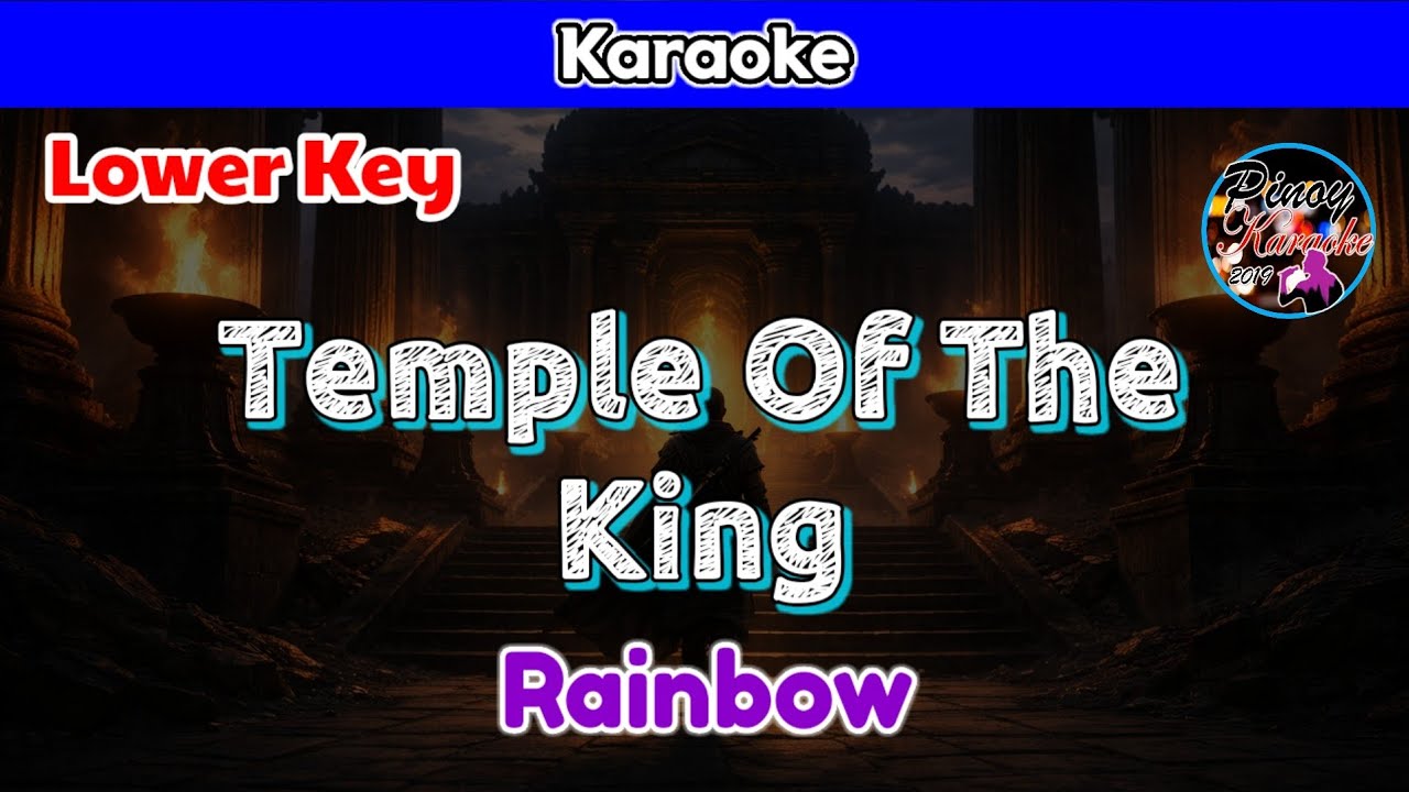 Temple Of The The King by Rainbow (Karaoke : Lower Key : -2)