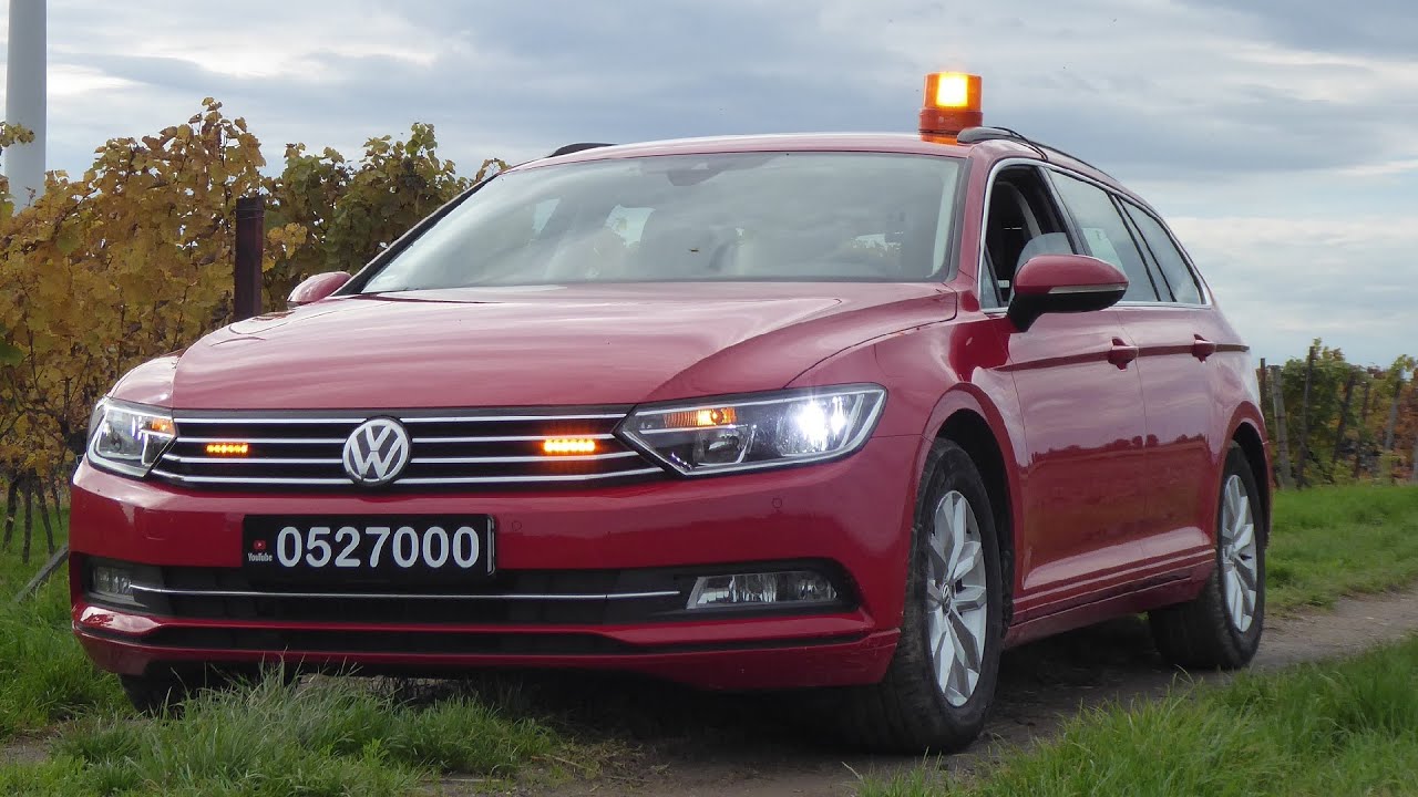 Passat B8 - Kommandowagen KdoW 1/10-1: Hänsch Comet Effekta & LED, Sputnik SL, Hella BST