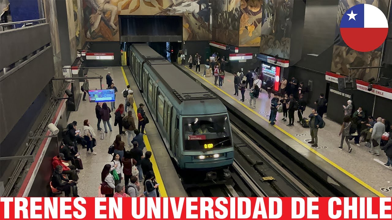 Metro De Santiago | Trenes en Universidad de Chile