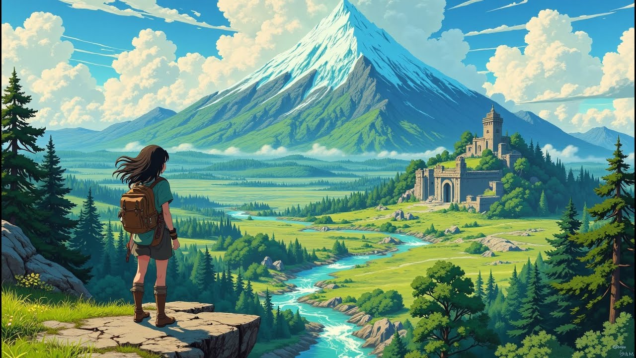 Chill Journey Through a Forgotten Kingdom | Magical Anime Soundscape