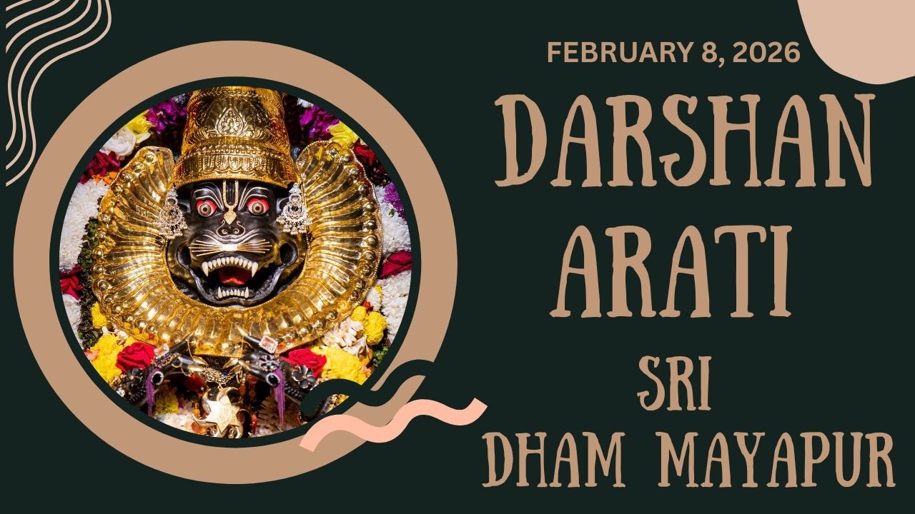 Darshan Arati Sri Dham Mayapur  -  February 8, 2026