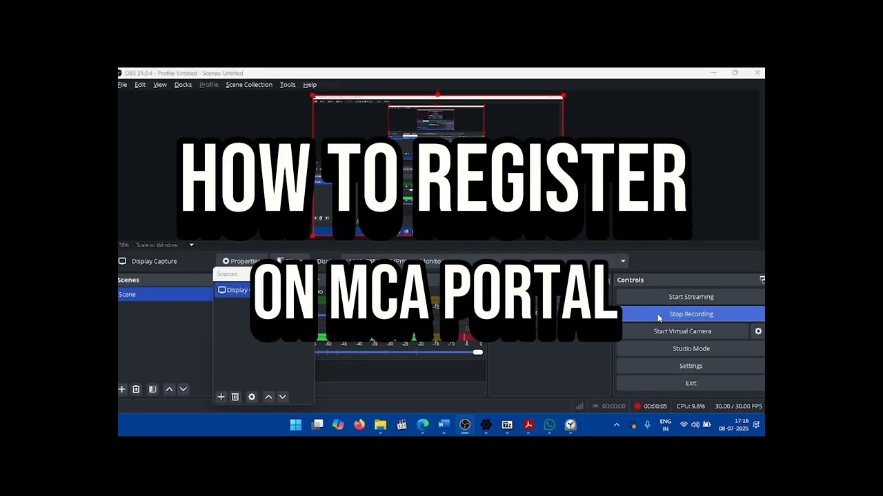 HOW TO REGISTER ON MCA V3 PORTAL{HINDI} | Step-by-Step Guide by Startup&nbsp;Station