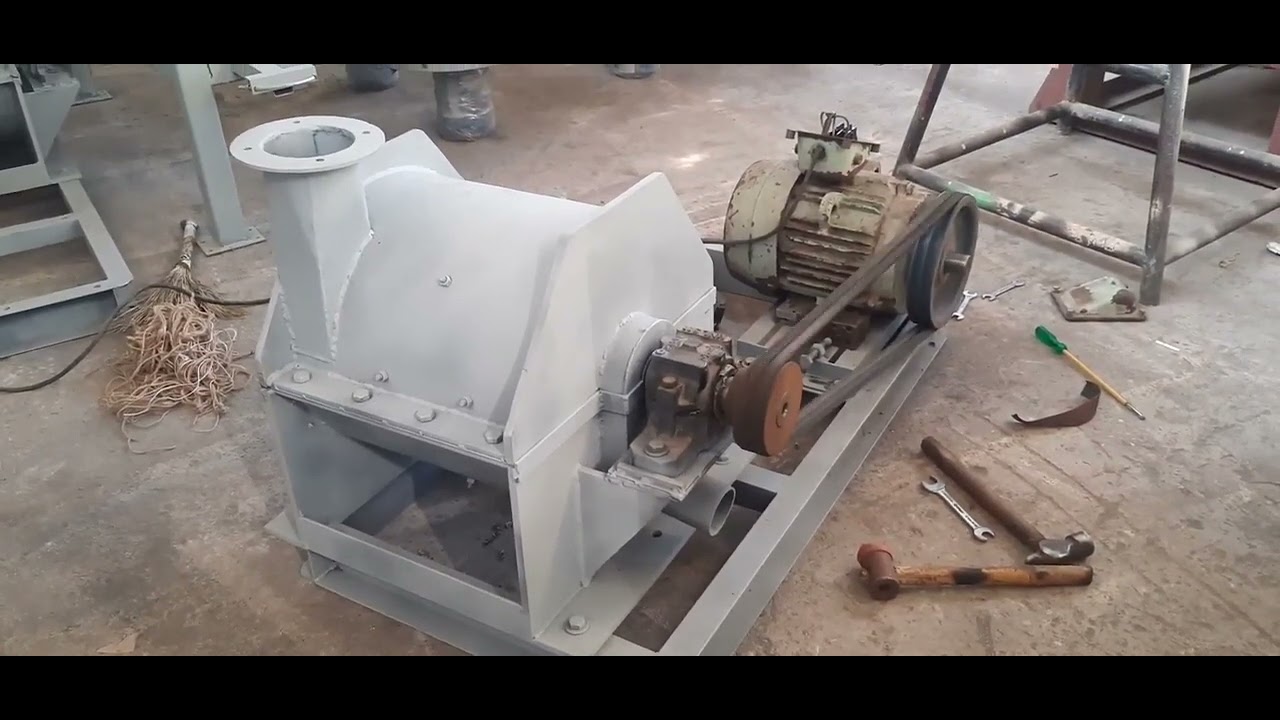 Industrial Wood Grinder Machine / Run Test / Demo / Machine Working Video / For Sale / Rental