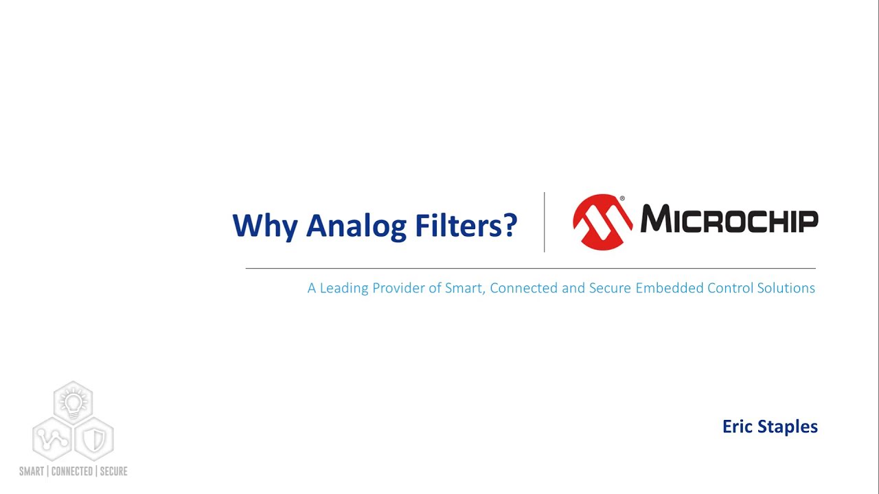 Why Analog Filters?