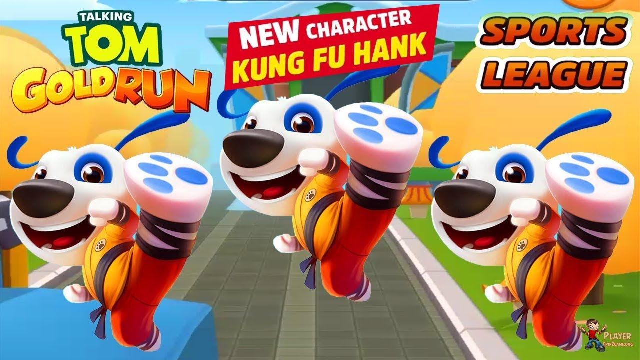 Talking Tom Gold Run 2020 Kung Fu Hank New Character In Sport League Event