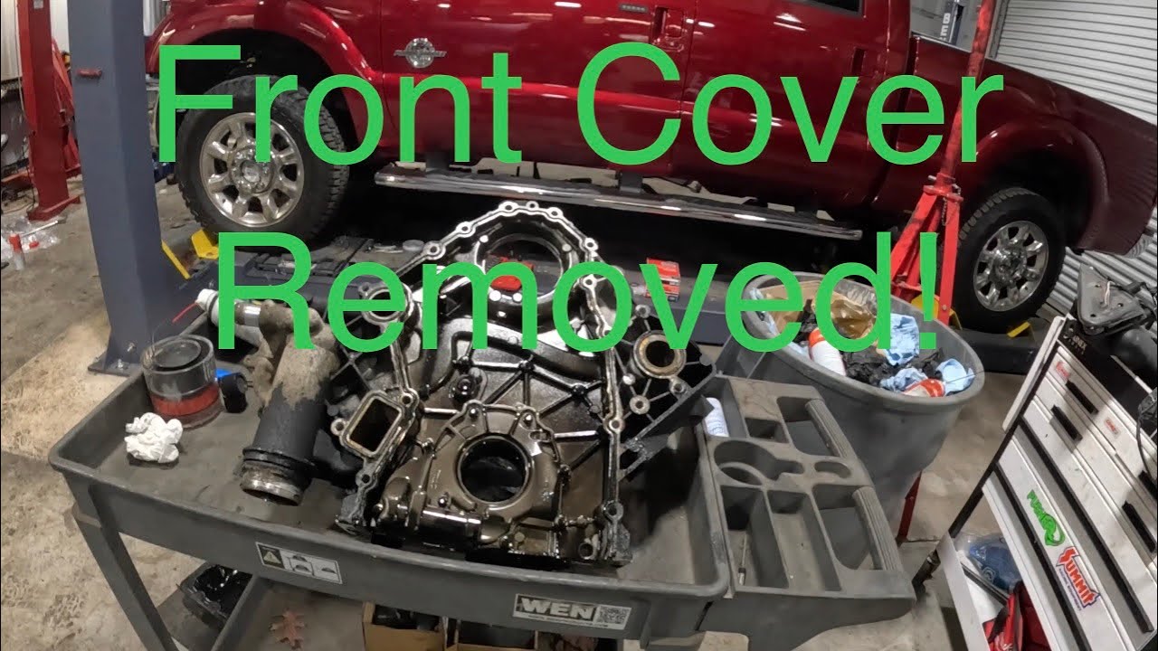 Front Cover Removed New One Installed. Oil Pump Teardown Also!