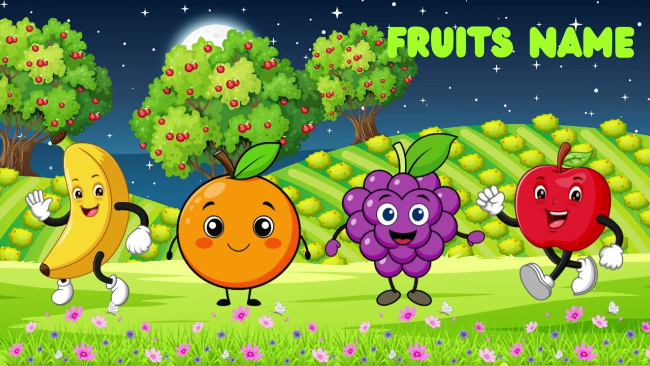 Fruits Name Learning for Toddlers and Preschoolers
