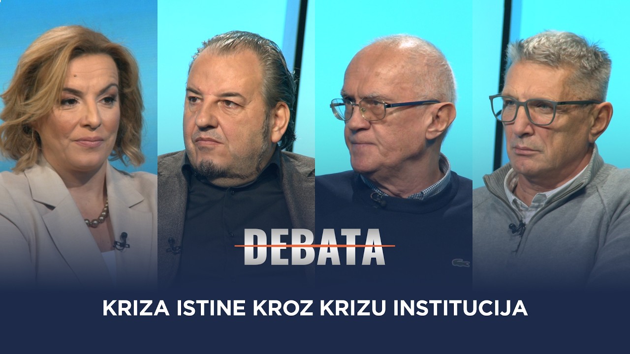 Insajder debata: Kriza istine kroz krizu institucija