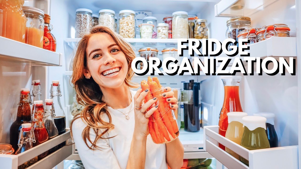 Fridge Declutter: Sustainable & Satisfying Reorganization | Organize With Me | Lucie Fink