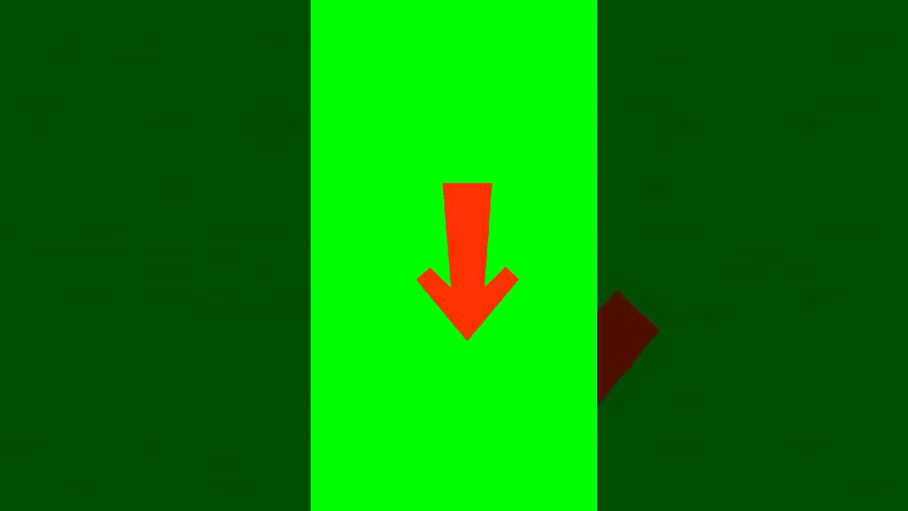 green screen drop down arrow #greenscreen #effects #animation