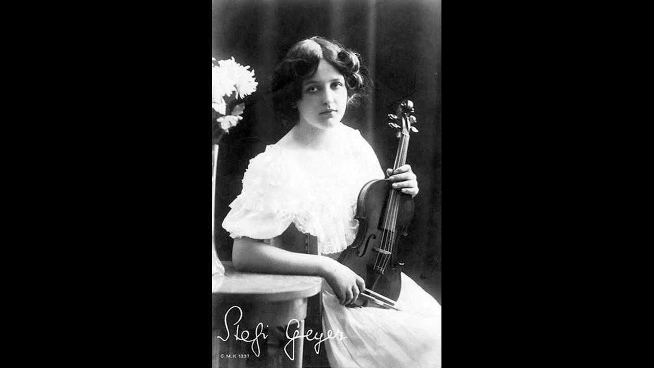Stefi Geyer - Loure (from 'Violin Partita No. 3  in E major,' BWV 1006 - Bach) (1930)