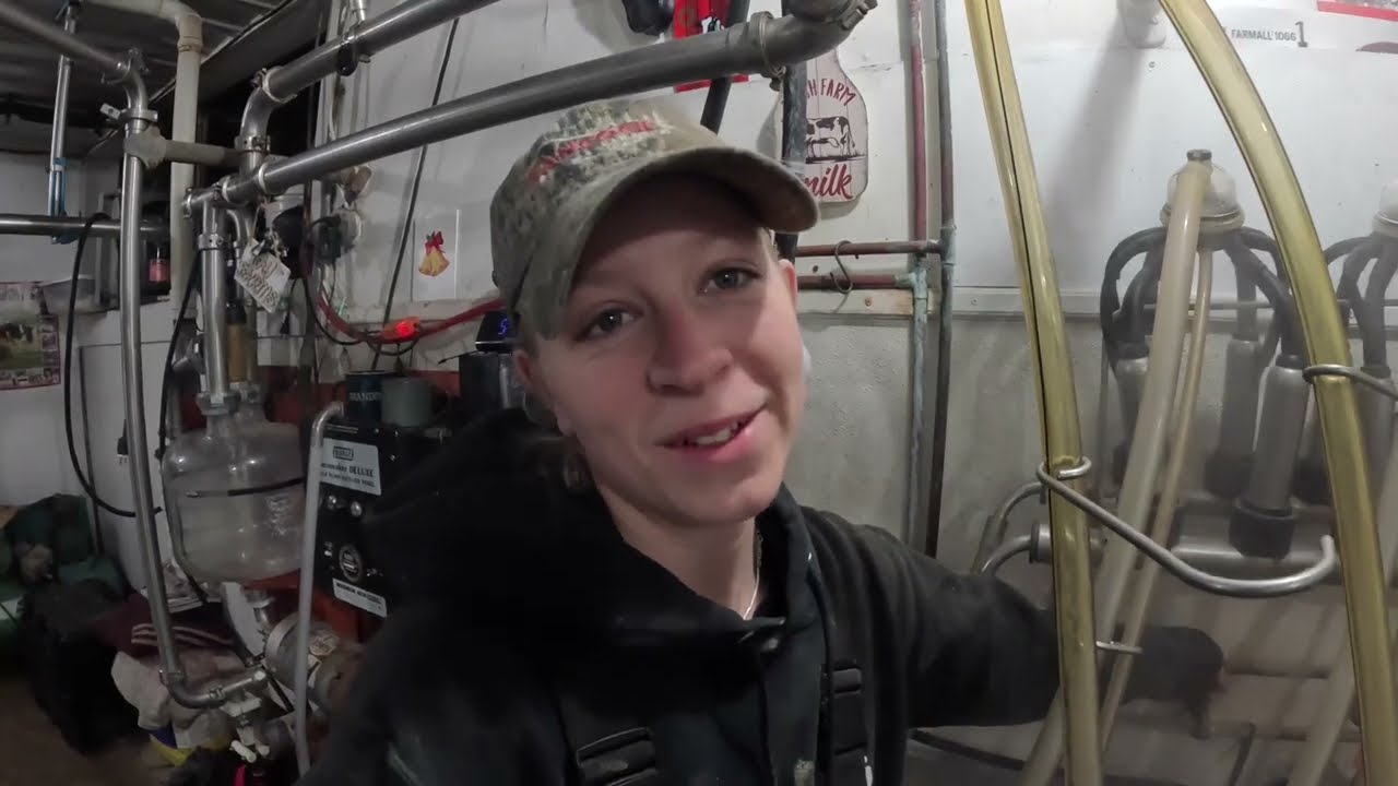 Time change on our small dairy farm and a job for a strong stomach…￼😬