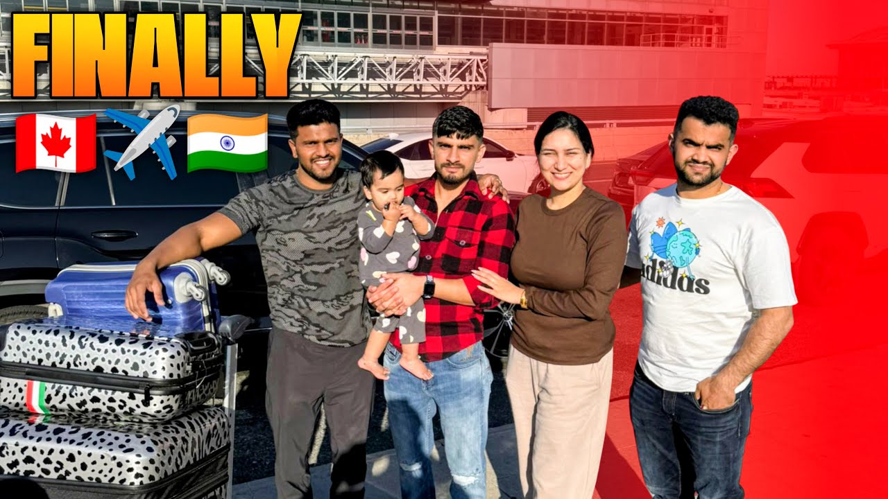 Finally Canada to India 🥳| Full journey with 10 months old❤️| Sorry for late vlogs guys❤️