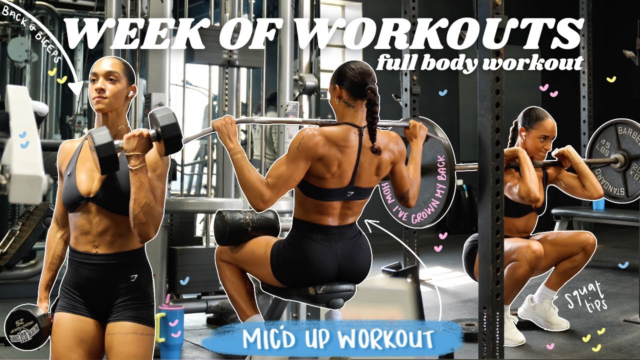 FULL BODY SWEAT SESH | Legs and Upper Body Workout | Mic'd up
