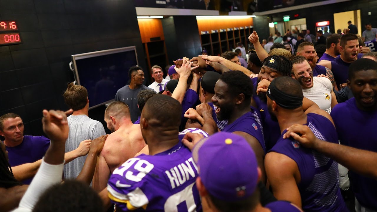 Zimmer's Locker Room Speech After The Win Over The Saints