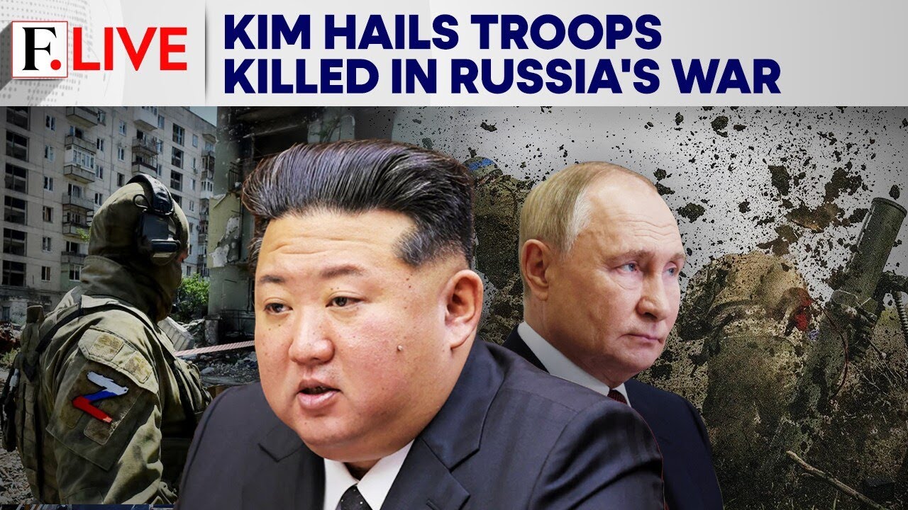 Kim Jong Un Inspects Memorial for North Korea Troops Who Died in Russia-Ukraine War| Firstpost Live