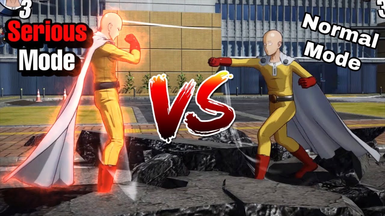 I Used Serious Mode Saitama Vs Normal Saitama To See What Happens! OPM Closed Beta
