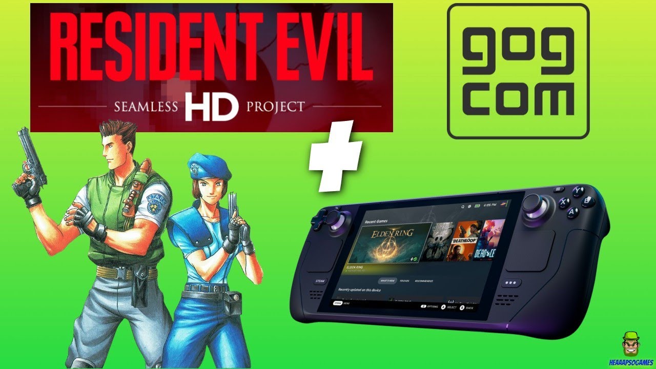 Resident Evil GOG Seamless HD Classic Rebirth Steam Deck Guide