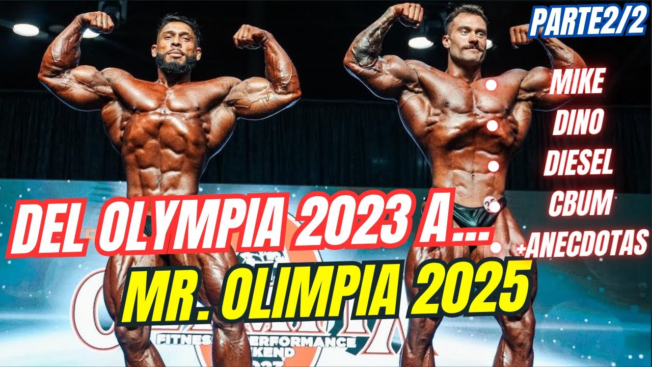 Comparando los MEJORES físicos del Mr. Olympia 2023 con los del 2025 🔥 ¿Quién gana?