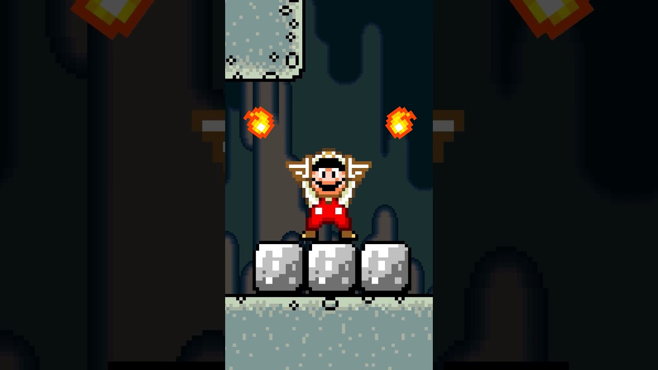 Mario's Fire Flower  #mario #animation #shorts