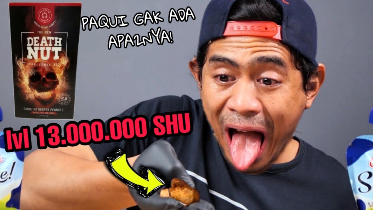 SEBADAN MATI RASA GARA2 MAKAN KACANG TERPEDAS DI DUNIA!