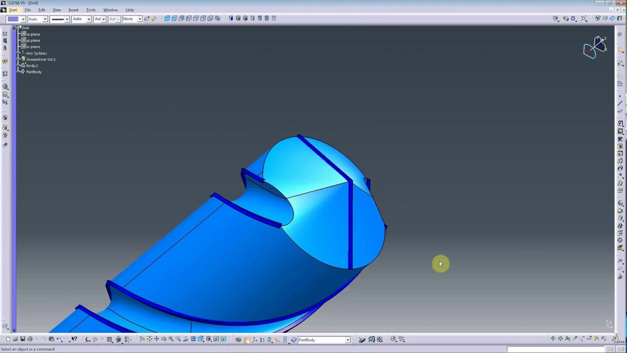 HOW TO MAKE A DRILL IN CATIA V5 - WIERTŁO W CATII