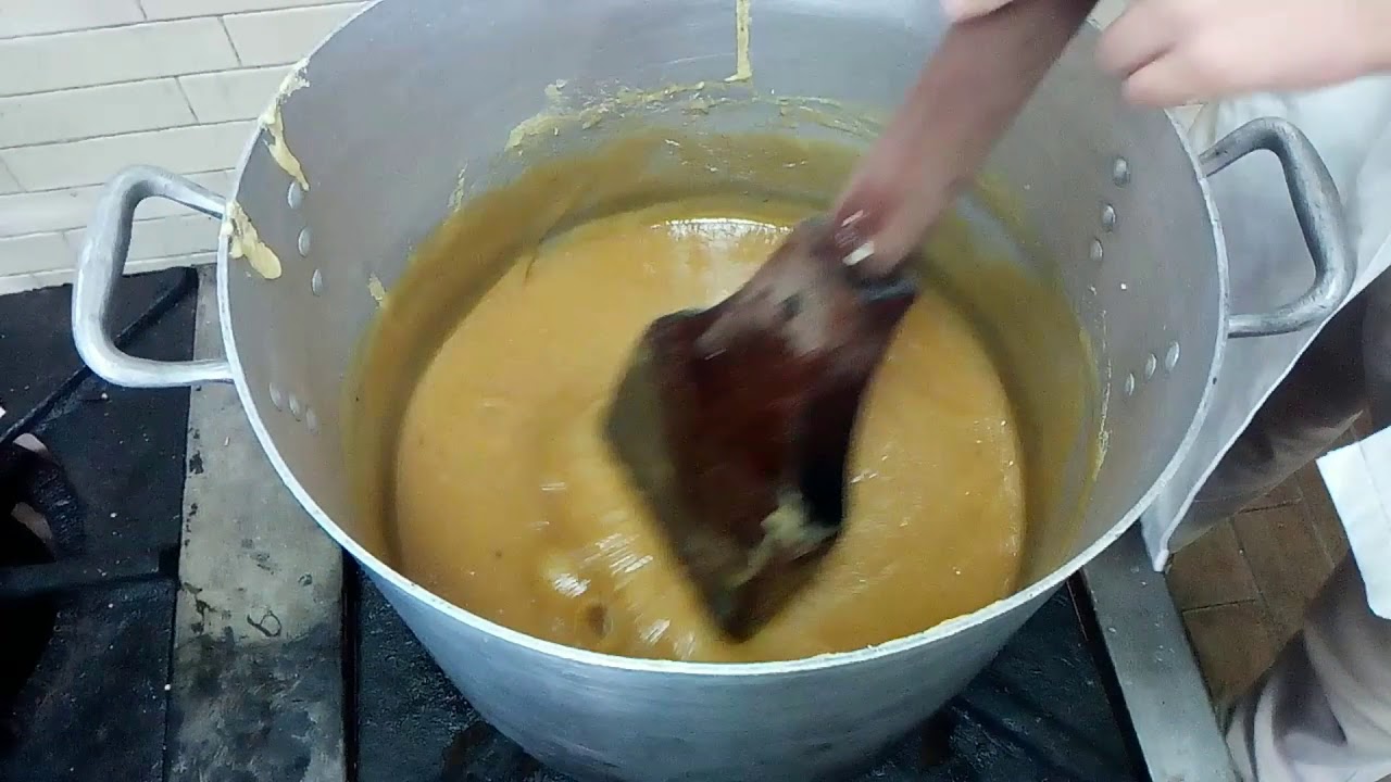 Elaboración de ate de guayaba