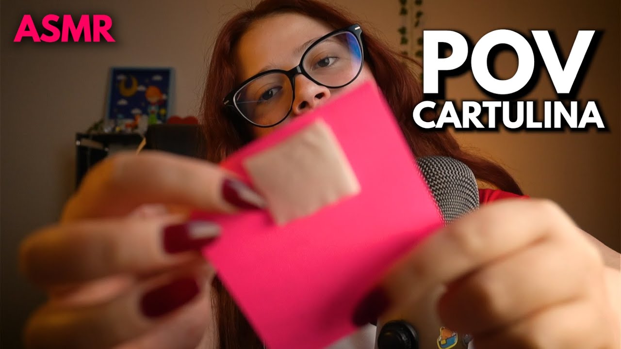 Asmr ✂️POV ERES MI CARTULINA y TE DECORO - Sp1t painting 👅💦 😴 Vivalen ASMR