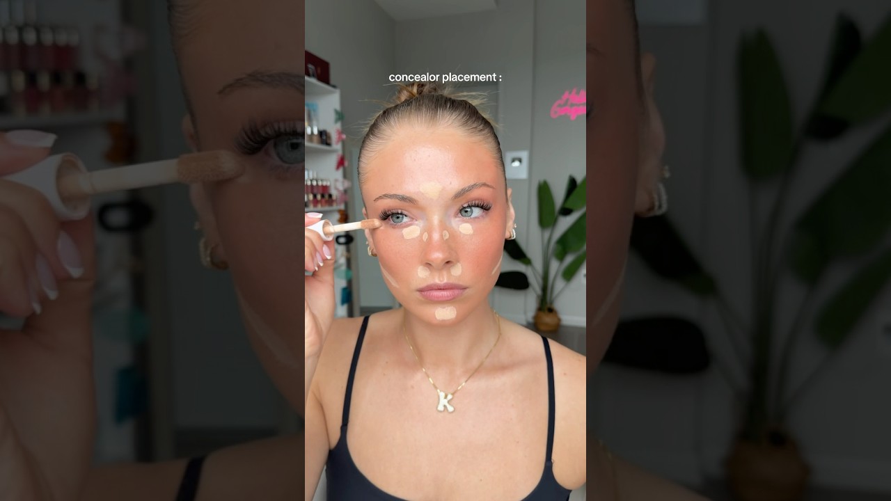WHERR to place your concealor & WHY 🌸💆🏼&zwj;♀️🫧✨💅🏼 #makeuptips #makeupinspo #trending