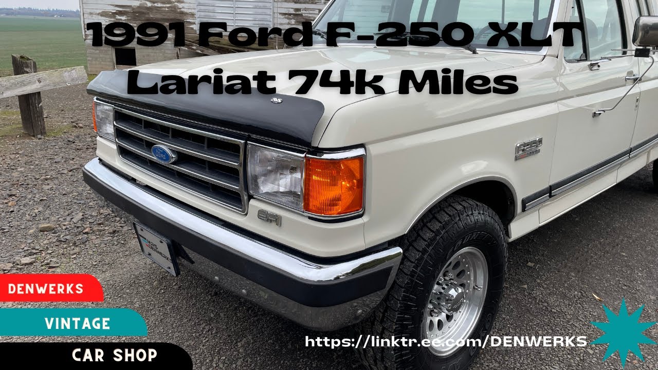 1991 FORD F250 XLT LARIAT 74k miles * NO RESERVE AUCTION * BRING A TRAILER * DENWERKS