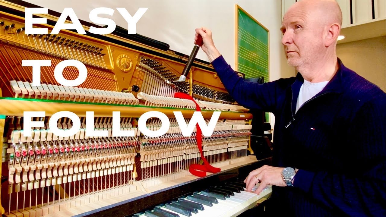 HOW TO TUNE AN UPRIGHT PIANO  STEP BY STEP YAMAHA U3