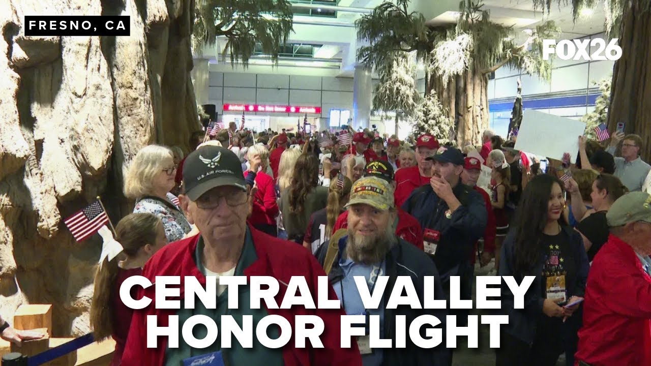 Heroes' welcome for Central Valley veterans