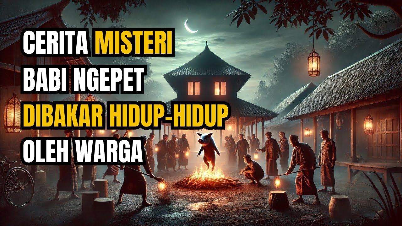 Cerita Misteri Babi Ngepet di Bakar Warga Hidup-Hidup #ceritaseram #babingepet