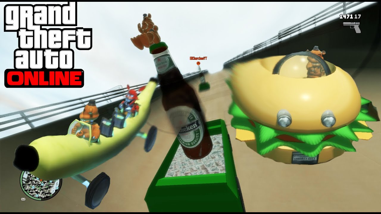 GTA IV Online - LOS COCHES MAS RAROS DEL MUNDO!! XD - NexxuzHD