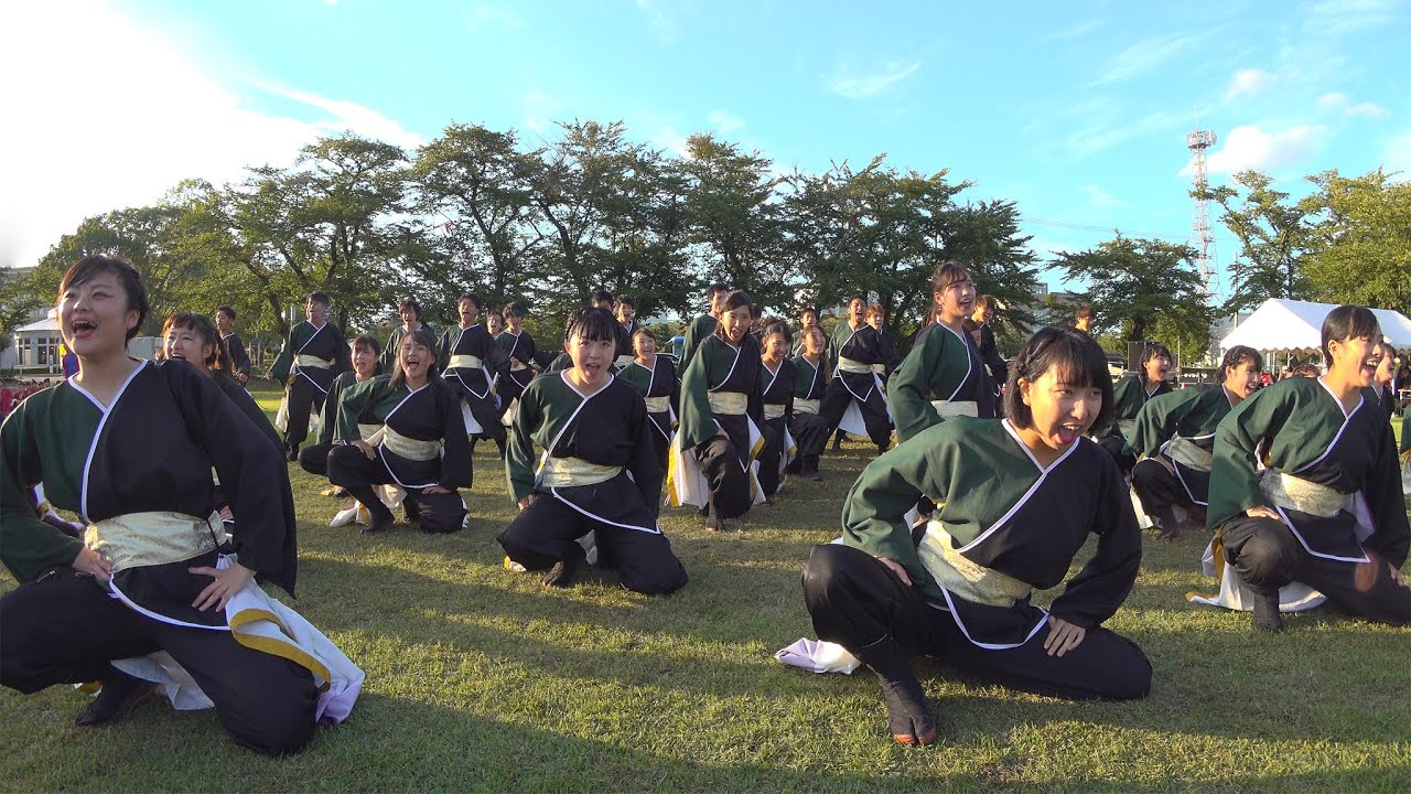秋田大学よさこいサークル よさとせ歌舞輝 2018とわだＹｏｓａｋｏｉ夢まつり