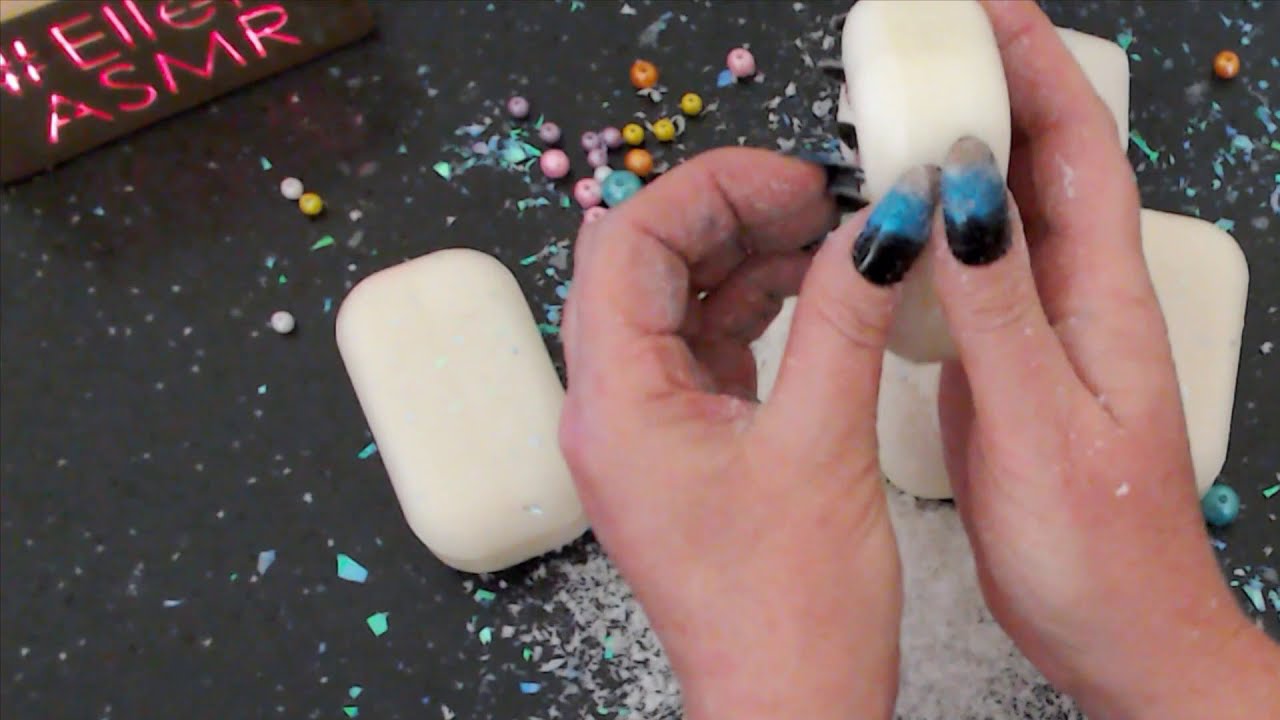 ASMR SOAP SCRATCHING, TAPPING, DIGGING, SCRAPING
