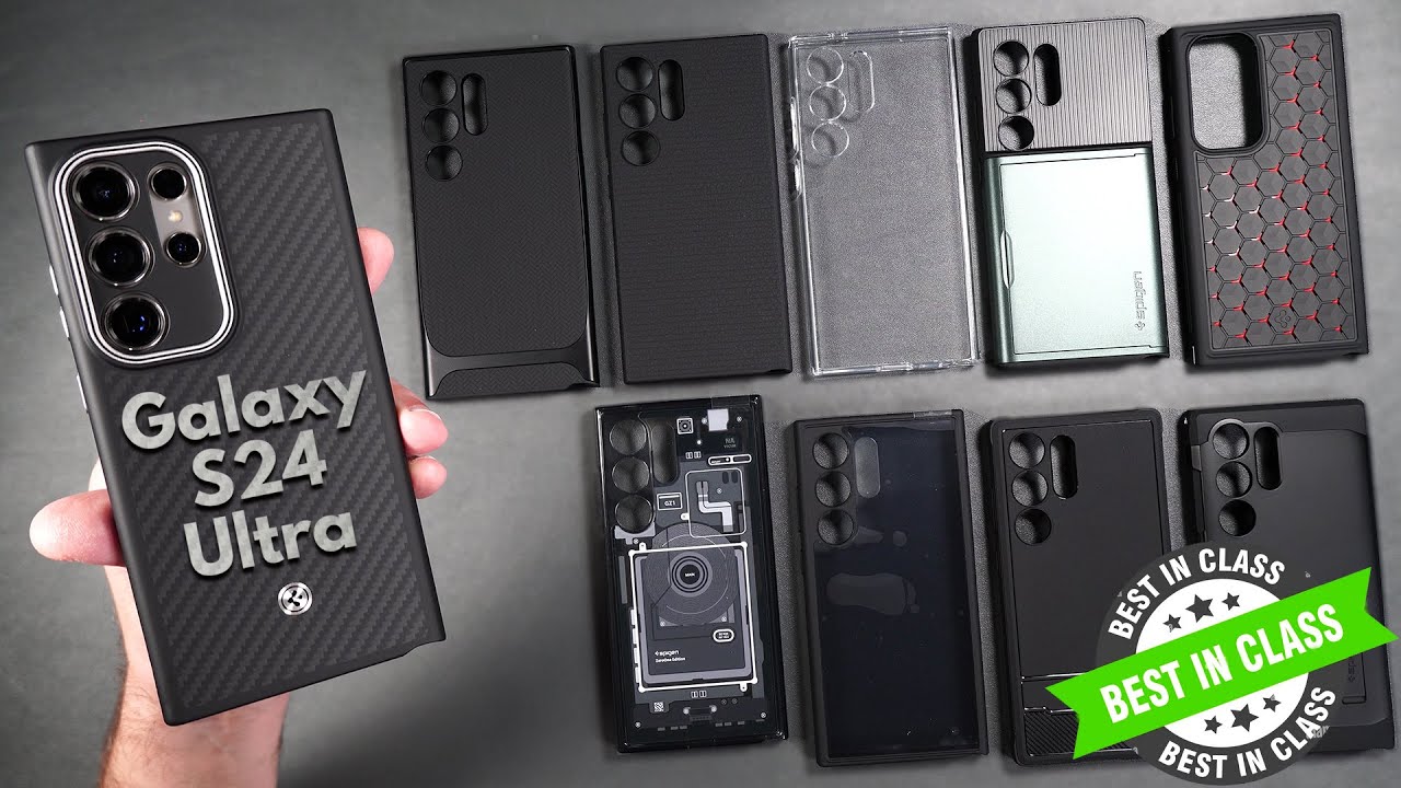 Galaxy S24 Ultra Spigen ALL Cases & Lens Protector - Review & Scratch Test