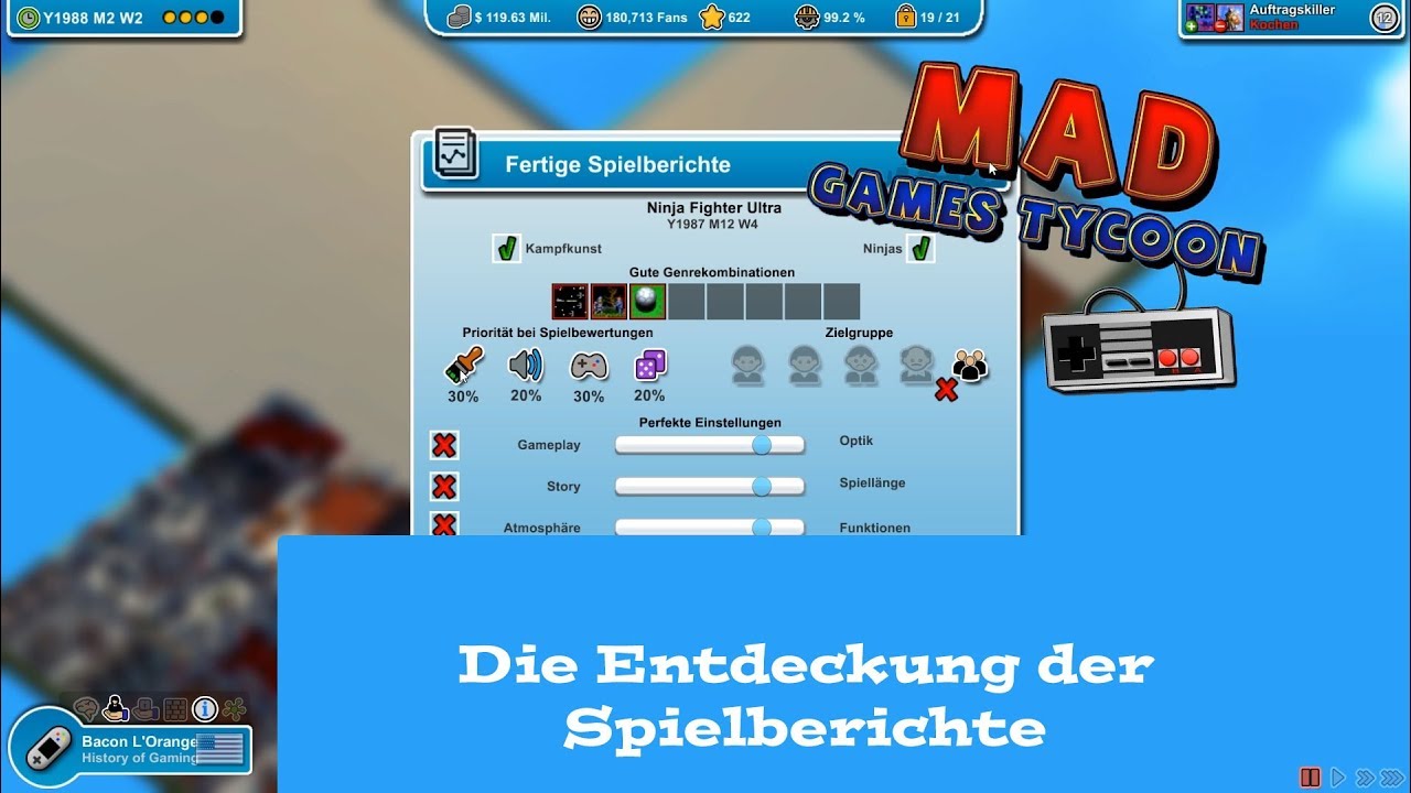 Mad Games Tycoon - #30 - Die Entdeckung der Spielberichte!
