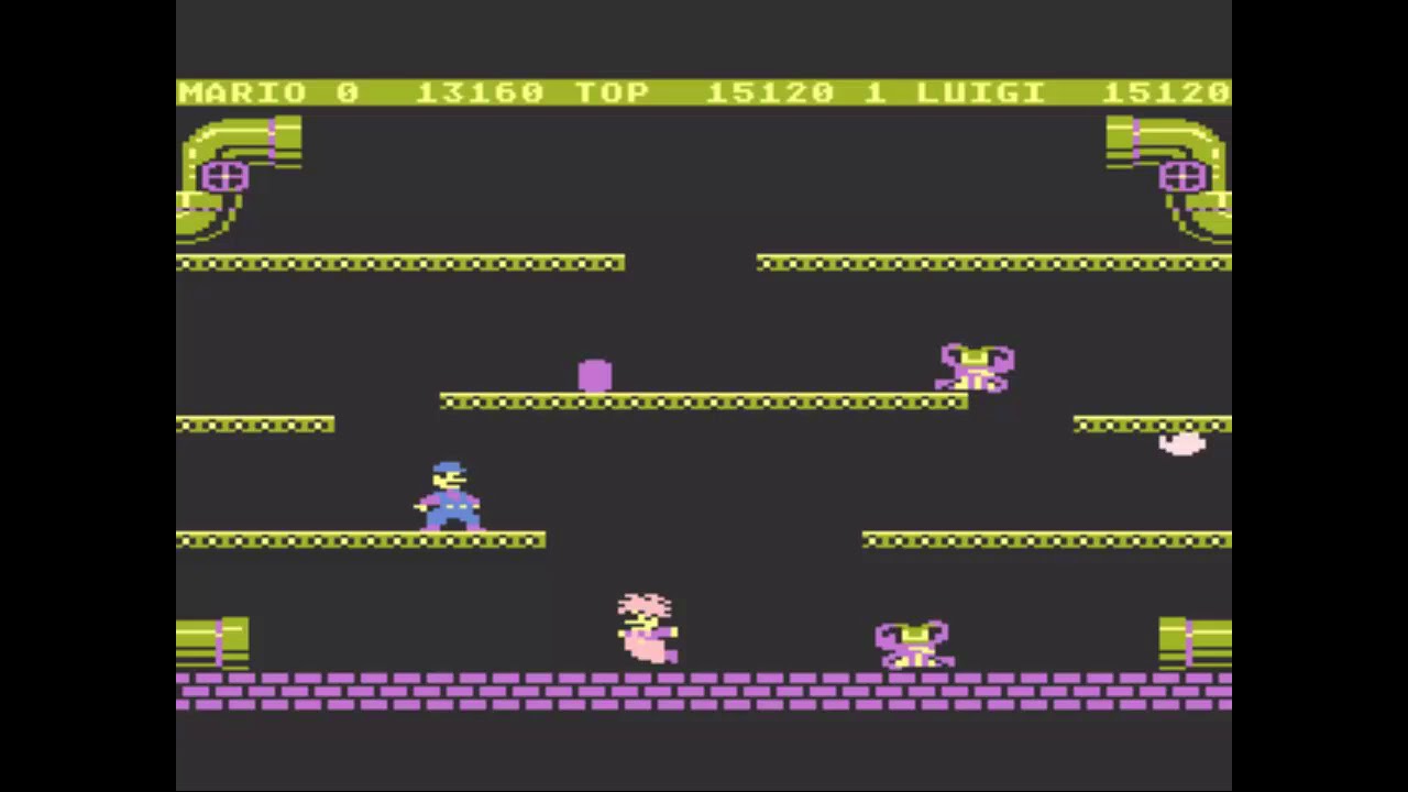 Mario Bros | Atari 5200 | 1983 | Gameplay