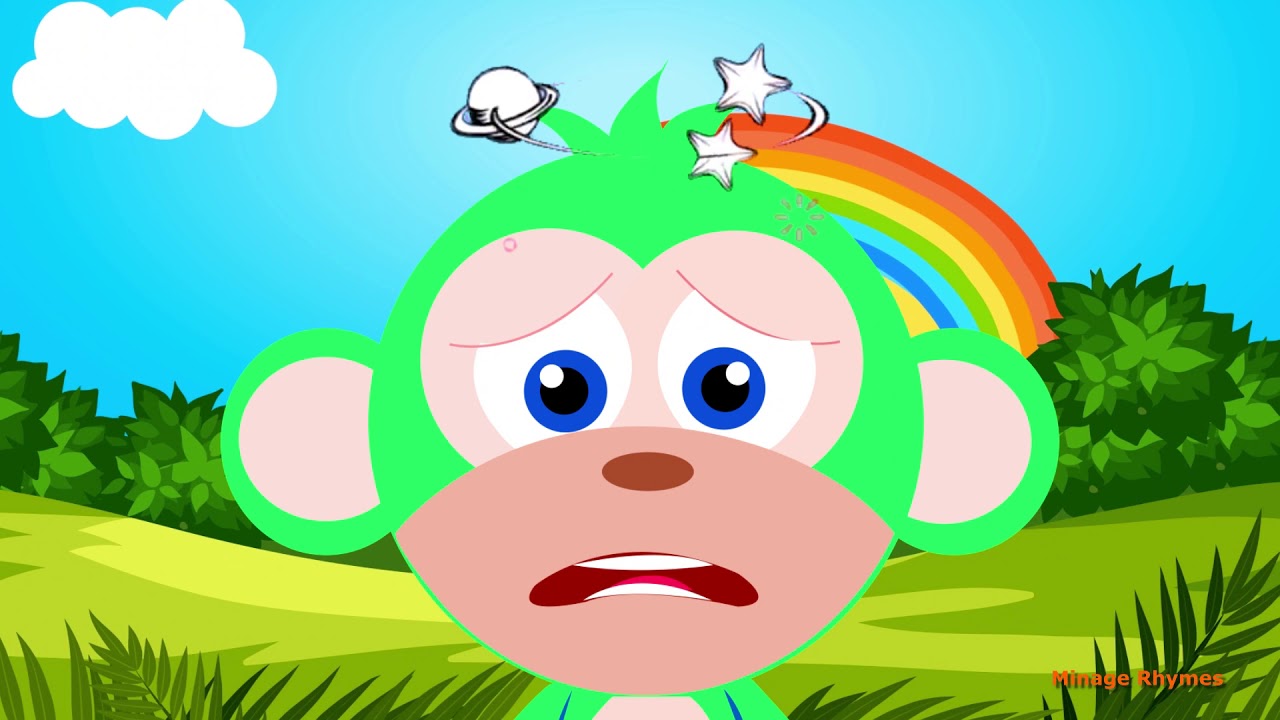Five Little Monkeys Jumping on the Bed  Nursery Rhymes & Kids Songs