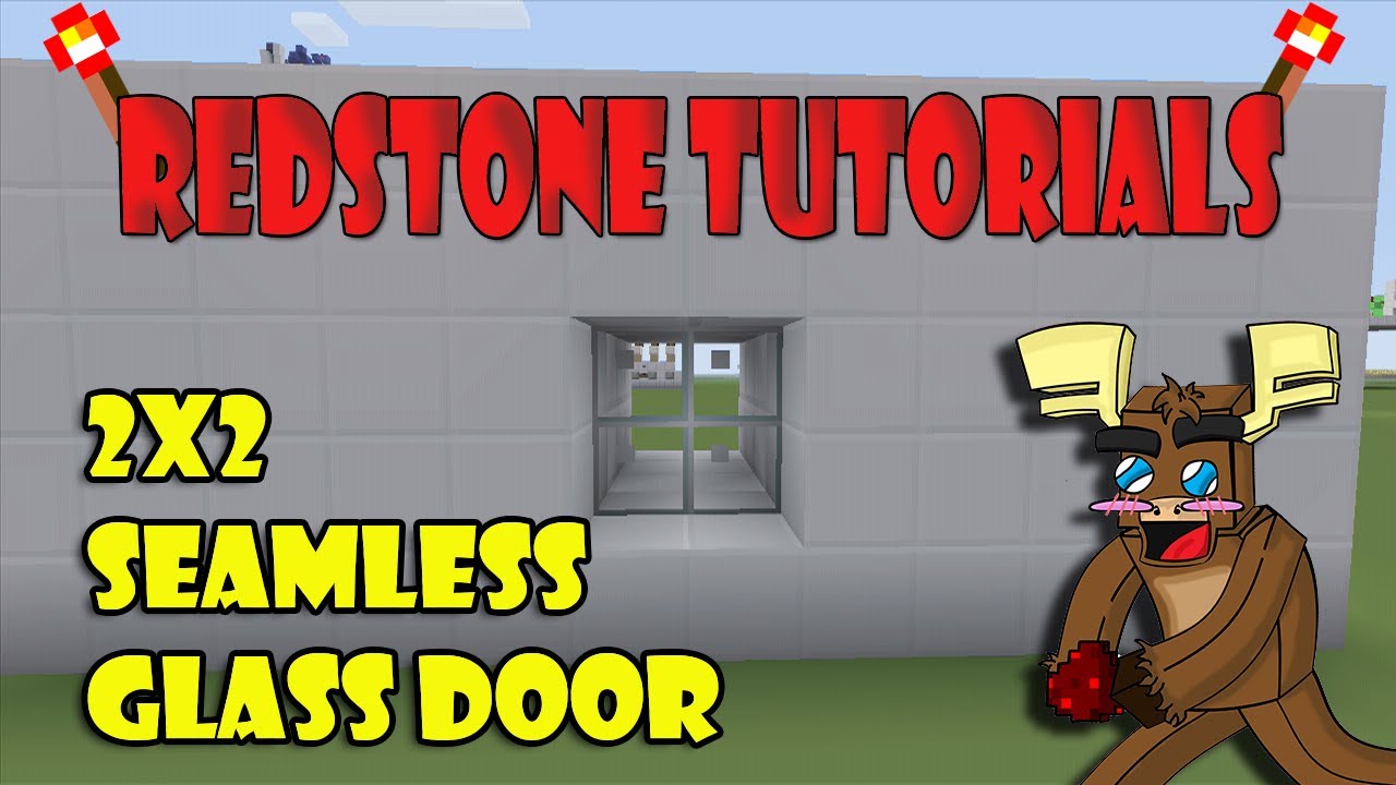 2x2 Seamless Glass Piston Door 