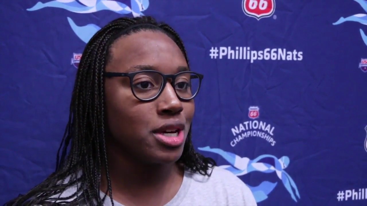 Simone Manuel Talks 53.05 100 Free World Qualification