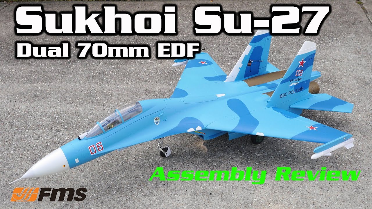 FMS Twin 70mm Su-27 EDF Build Review | HobbyView
