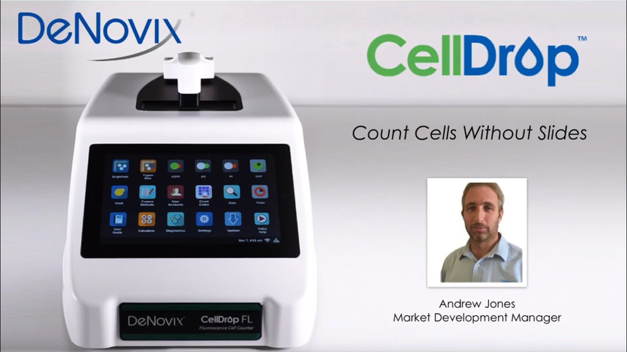Denovix: CellDrop™ Cell Counters - „Count Cells Without Slides“