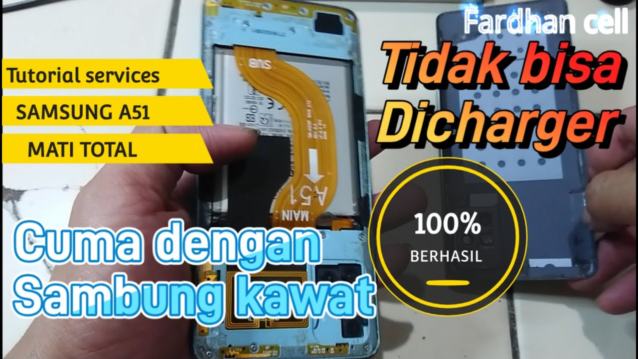 samsung a51 mati total ,  tidak bisa di charger ,samsung a51 dead solution