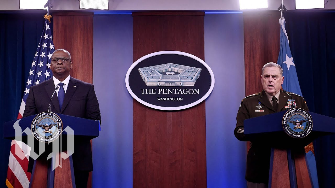 Pentagon’s top officials deliver remarks on Afghanistan