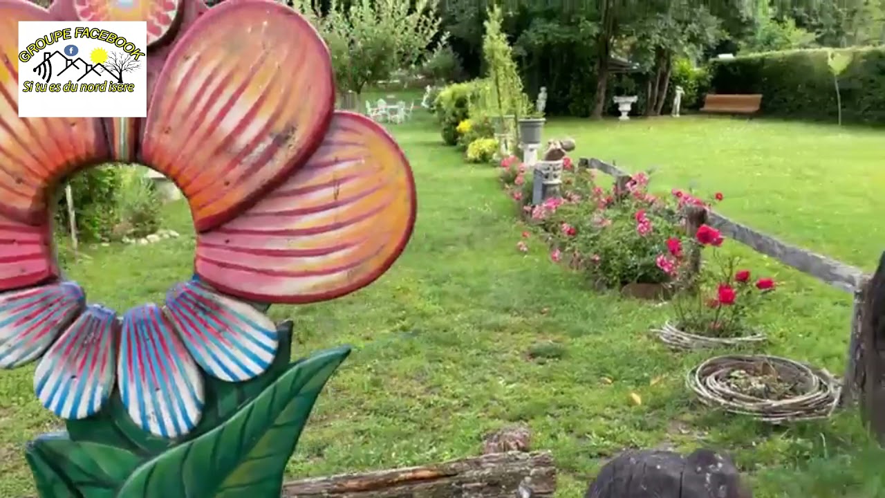 VERTRIEU et le  Jardin des Simples .Petite commune du Nord-Isere riche en patrimoine