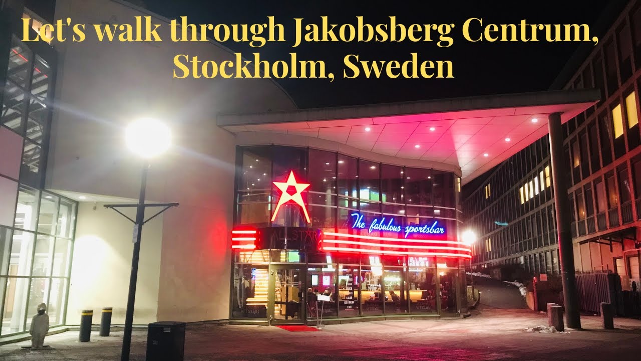 Let's walk through Jakobsberg Centrum, Stockholm, Sweden