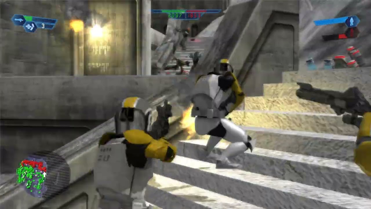 Star Wars Battlefront (2004) - Enhanced Rhen Var: Harbor but it's 200v200 gameplay Republic EGM 3.2